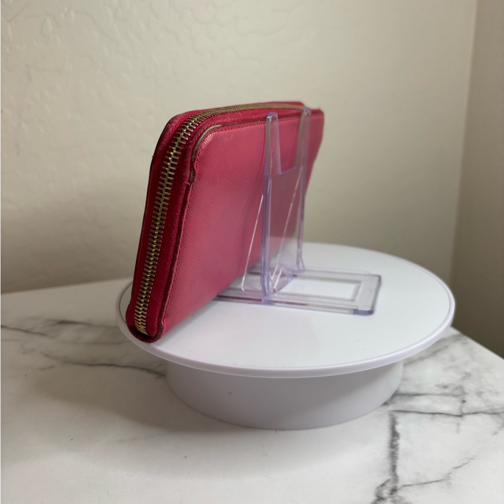 Prada Pink Leather Wallet Sleek Design - Picture 15 of 15